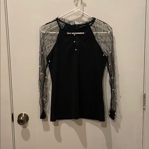 Black Lace Long Sleeve